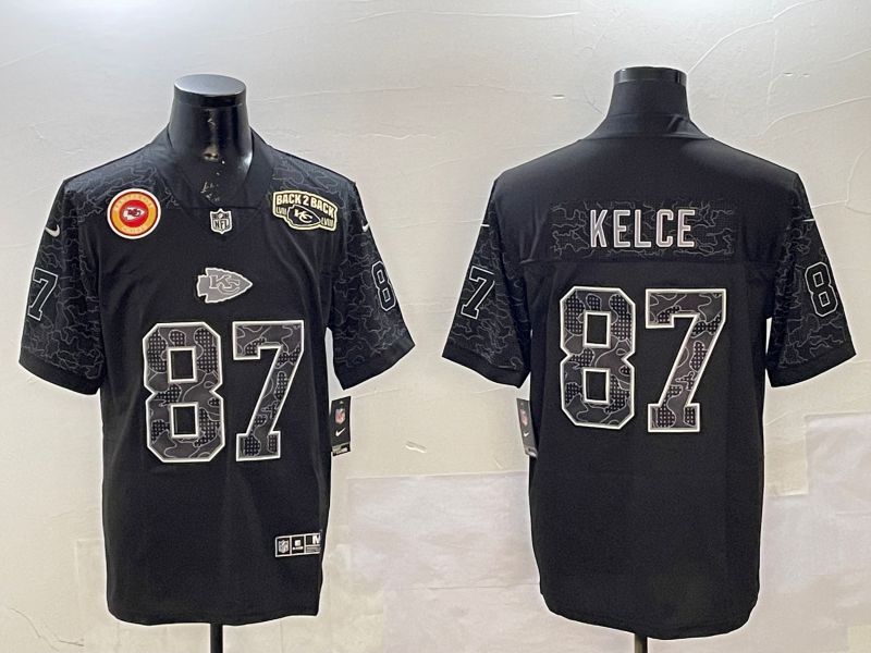 Men Kansas City Chiefs #87 Kelce Black 2025 Nike Vapor Limited NFL Jersey style 2106->kansas city chiefs->NFL Jersey